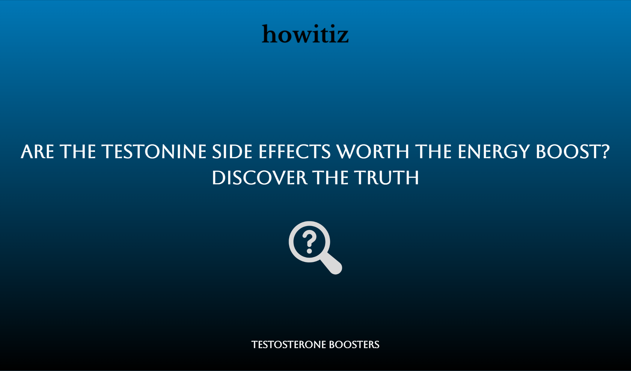 Are The Testonine Side Effects Worth The Energy Boost? Discover The Truth