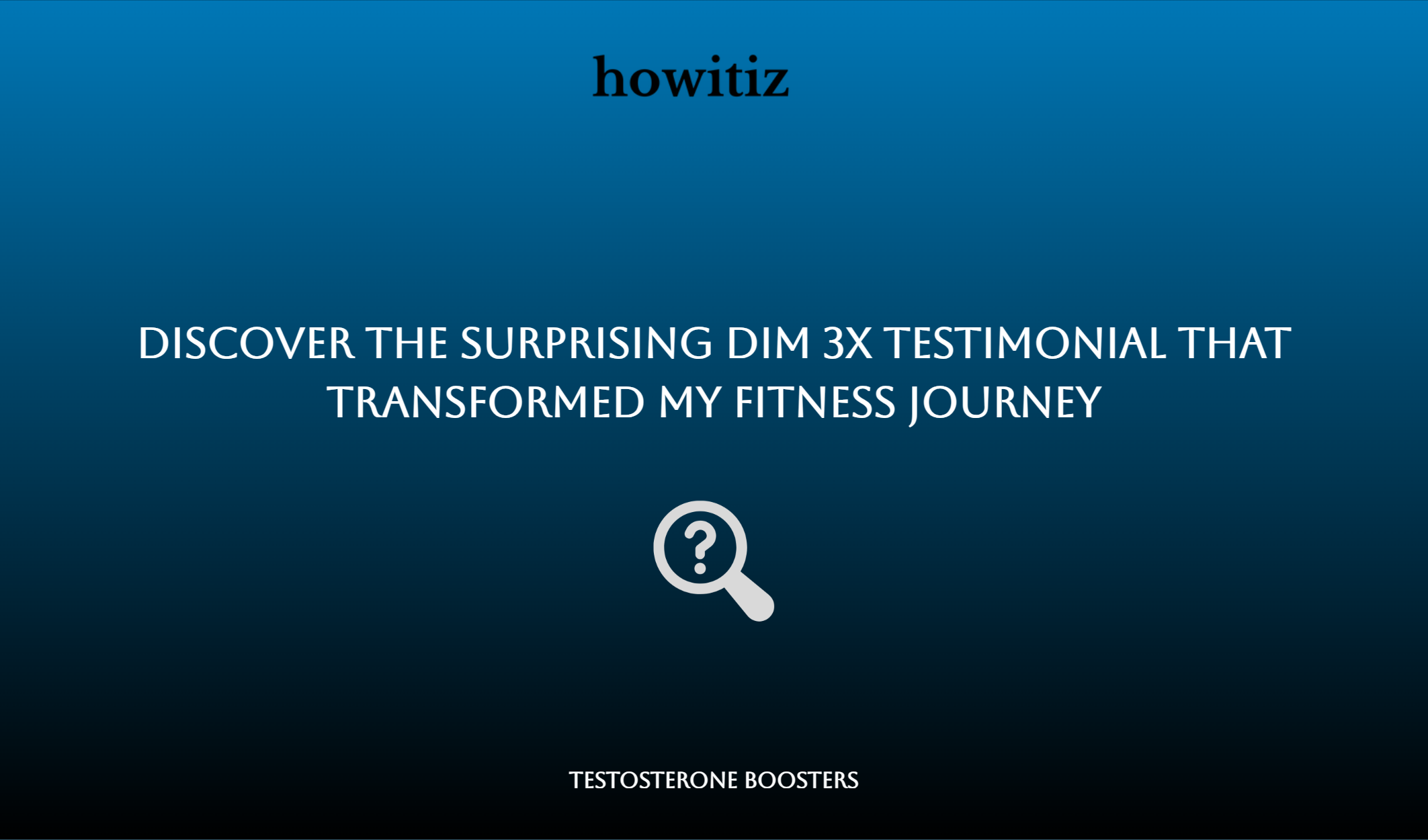 Discover The Surprising Dim 3x Testimonial That Transformed My Fitness Journey